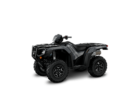 Front 3/4 angle of Rubicon 520 DCT IRS EPS Deluxe in Mat Timberwolf Grey Metallic
