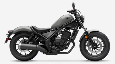 Right facing image of Rebel 300.