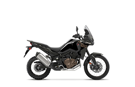 A right facing side angle of a Honda Africa Twin