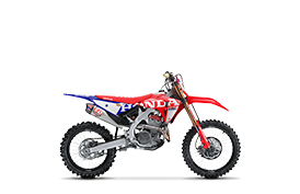 Right profile of Honda CRF250R HRC WORKS EDITION motocross bike
