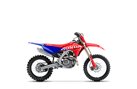 Right profile of Honda CRF450R motocross bike