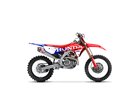 Right profile of Honda CRF450R HRC WORKS EDITION motocross bike