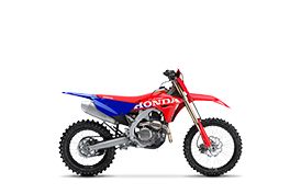 Right profile of Honda CRF450RX off-road motorcycle
